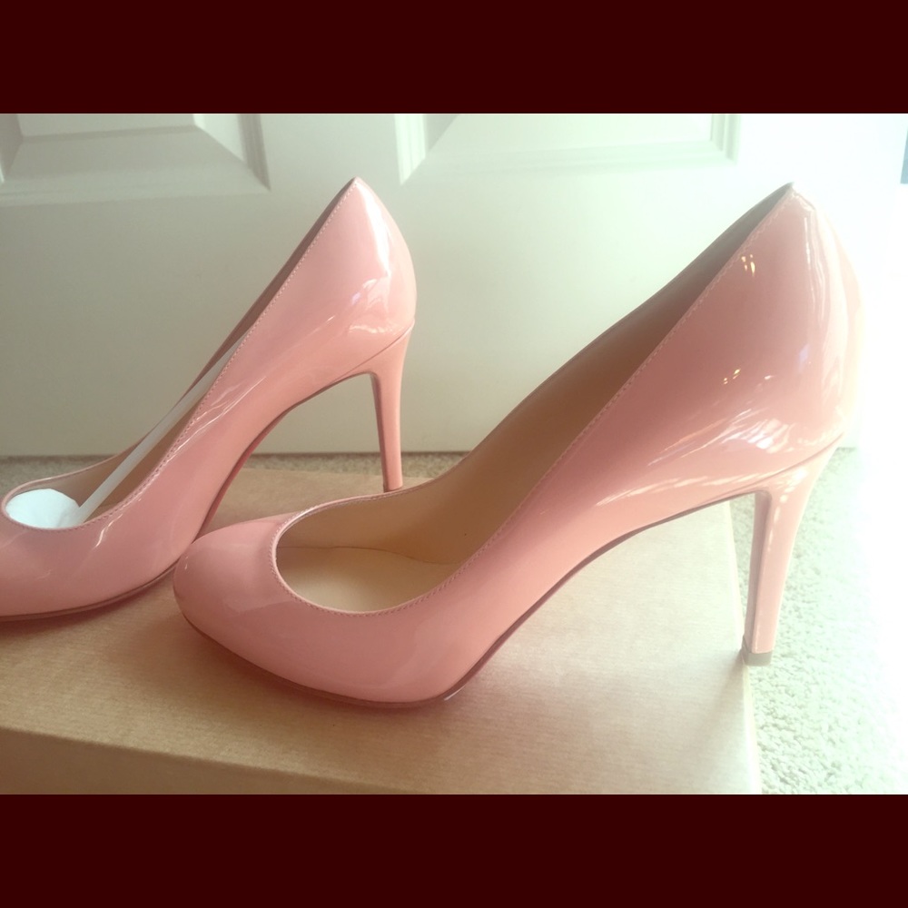 Christian Louboutin Pink Patent Pumps